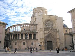 Puerta de los Apóstoles de la Catedral de Santa María de Valencia