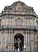 Portal del Antiguo Palacio del Tribunal del Santo Oficio de la Santa Inquisición (1733-1737) (hoy sede del Museo de Medicina de México)