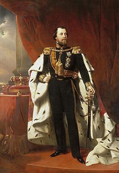 Portrait of King Willem III of the Netherlands, Nicolaas Pieneman (1856).jpg