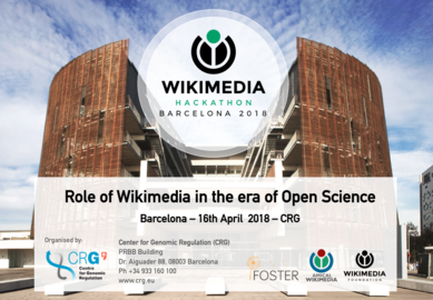 Wikimedia and Open Science 16 April, 2018