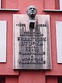 Praha - Holešovice, Osadní 11, pamětní deska Františka Stupky