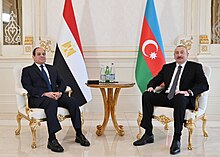 Presidents of Azerbaijan and Egypt held one-on-one meeting 02.jpg
