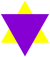Triángulo morado jew.svg