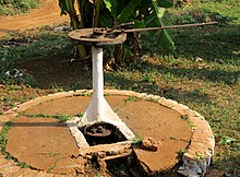 Control stand of a defunct railroad switch on the way from Pyin Oo Lwin to Goteik viaduct (Myanmar) PyinOoLwin23.JPG