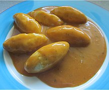 Quenelles in sauce