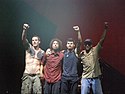 Rage Against The Machine, whose song "Killing in the Name" achieved the Christmas number one in 2009, 17 years after the song's original release.