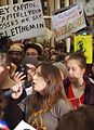 Rally for Refugees at DCA Concourse B