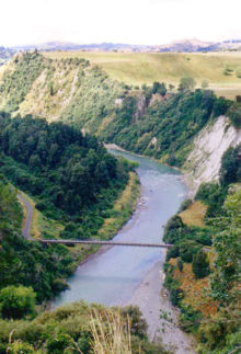 Pohonui-Porewa'dan geçen Rangitikei Nehri