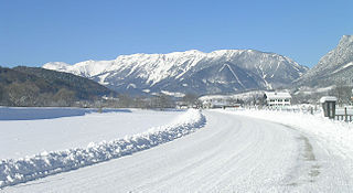 Rax Mountain in the Northern Limestone Alps in Austria