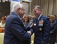 SACEUR Gen. Tod D. Wolters with Israeli President Reuven Rivlin. Reuven Rivlin with Tod D. Wolters (4019).jpg