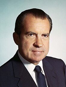 Presidential portrait of Richard Nixon