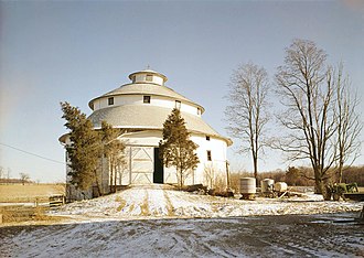 Thomas Ranck Round Barn in Indiana Round barn Indiana.jpg