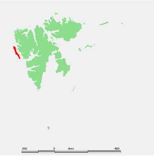 Prins Karls Forland island of Svalbard