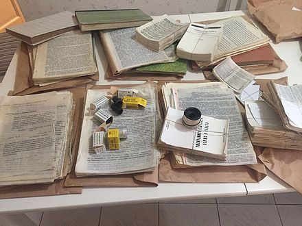 Russian samizdat and photo negatives of unofficial literature in the USSR.jpg