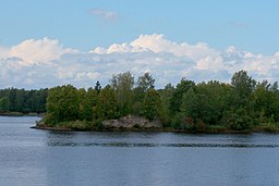 Sēlpils (Selburg) slottsruin.