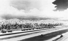 U.S. Marine Corps fighters and bombers at Torokina Airfield, December 1943 SBD and F4Us at Bougainville in December 1943.jpg