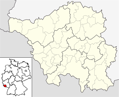 Location map Germany Saarland