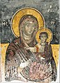 Богородица Одигитрия, стенопис от църквата