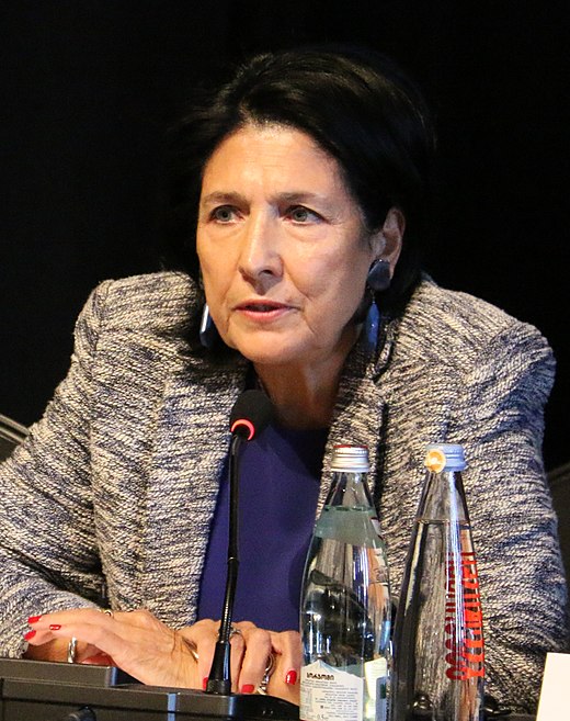 De huidige president Salome Zoerabisjvili