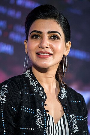 Samantha At The Irumbu Thirai Trailer Launch.jpg