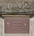 Deutsch: Denkmalgeschützte Sandsteinbrücke in Unterwaiz, Heinersreuth