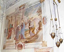 Fresco of the presbitery Sant cavallero affresco.jpg