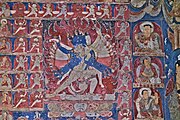 Buddhist frescos in Saspol caves / Ladakh, India