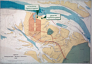 Nigehörn: Geographie, Planung, Aufspülung