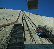 Funicular elevator at Monte Kaolino Seilbahn Monte Kaolino1.JPG