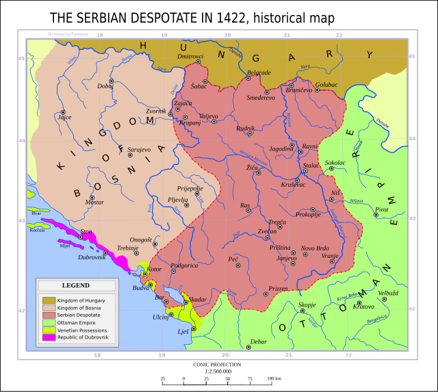 Ubicació de Sèrbia