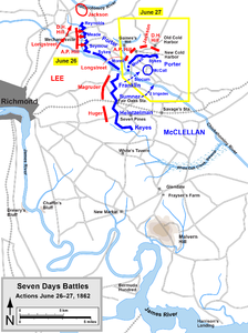 June 26–27, 1862. Battles of Mechanicsville and Gaines's Mill 