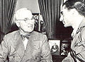 The Shah with Harry S. Truman in 1949.