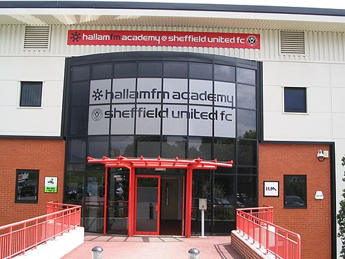 The Sheffield United F.C. Academy & Training ground at Shirecliffe