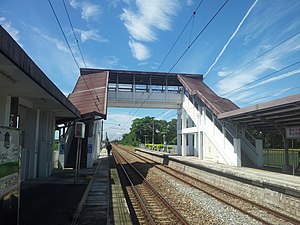 Footbridges over railway lines