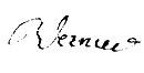Firma di Théodore Vernier