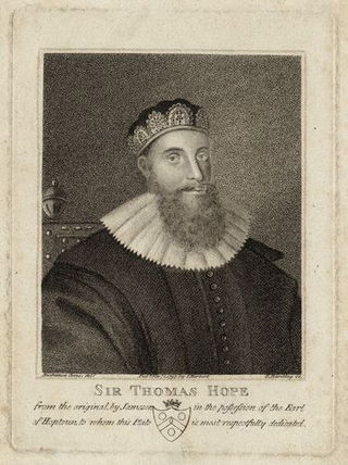 <span class="mw-page-title-main">Sir Thomas Hope, 1st Baronet</span> Scottish lawyer