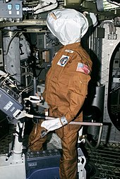 One of the dummies left behind by the Skylab 3 crew to be found by the Skylab 4 crew Sl3-113-1587.jpg