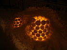 Snow lanterns from Helsinki, Finland