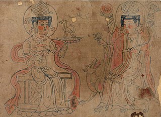 <i>Sogdian Daēnās</i> 10th-century Sino-Sogdian line drawing