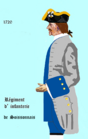 régiment de Soissonnais de 1720 à 1734