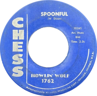 <span class="mw-page-title-main">Spoonful</span> Blues standard first recorded by Howlin Wolf