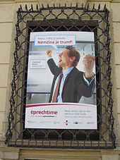 Werbung für die deutsche Sprache an der Deutschen Botschaft Prag