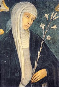 סנטה קתרינה מסיינה, פרסקו מאת אנדריאה וואני, המאה ה-14