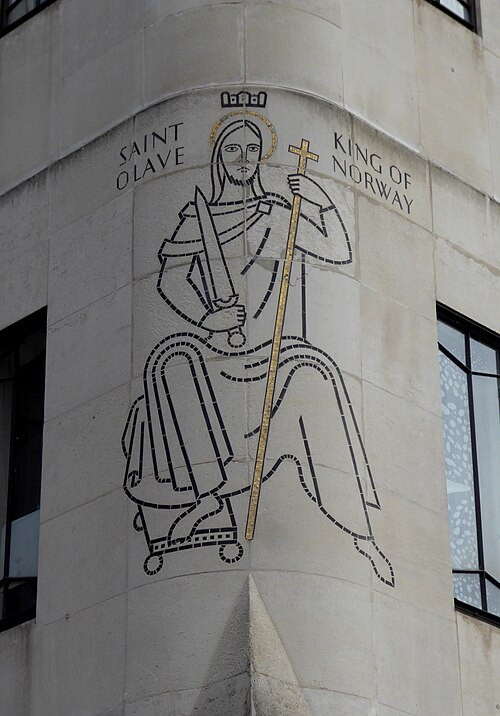 St Olaf House, Southwark. Olaf, (or Olave), helped the English retake London Bridge, and with it London, from his fellow Norsemen.