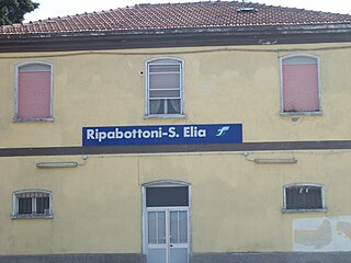 <span class="mw-page-title-main">Ripabottoni-S.Elia railway station</span> Train station in Italy