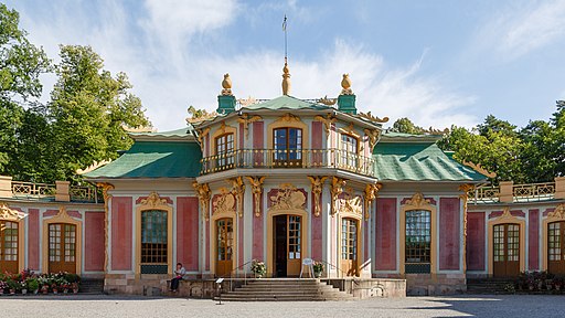 Chinesischer Pavillon (Kina slott); Königliches Sommerschloss Drottningholm (UNESCO-Weltkulturerbe in Schweden). Stockholm Sweden