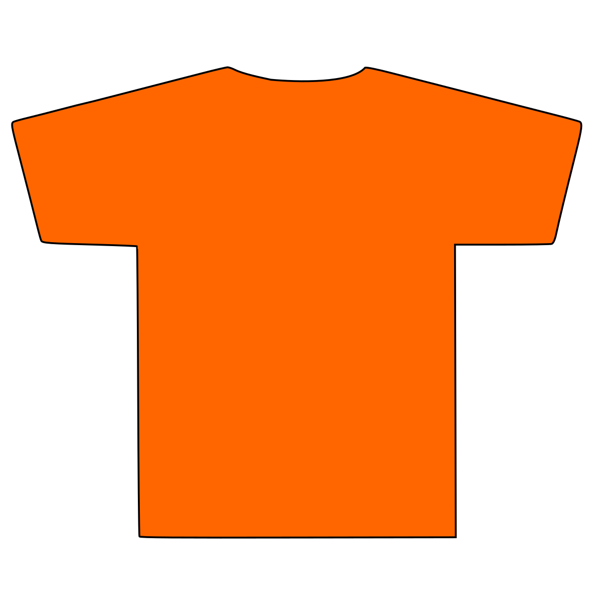 File T Shirt Silhouette Svg Wikimedia Commons