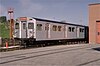 An M-series train at the Greenwood Subway Yard