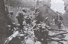 Chinese soldiers in house-to-house fighting in the Battle of Taierzhuang, March-April 1938 Taierzhuang.jpg