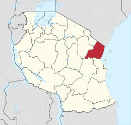 Tanga – Localizzazione
